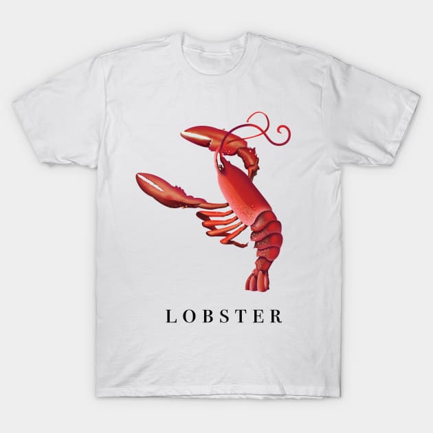 Lobster T-Shirt by nickemporium1